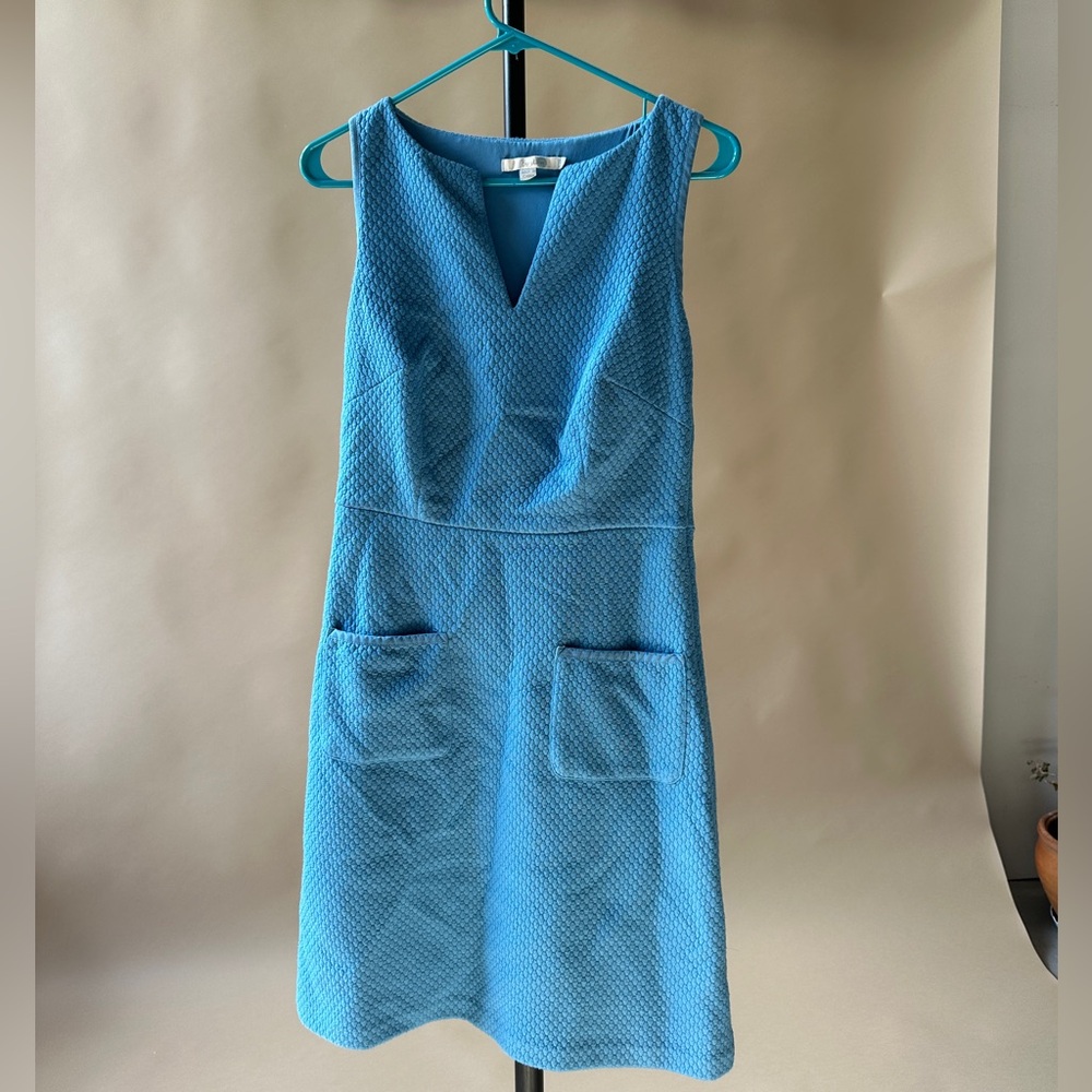 Boden sheath dress size 6 sky blue